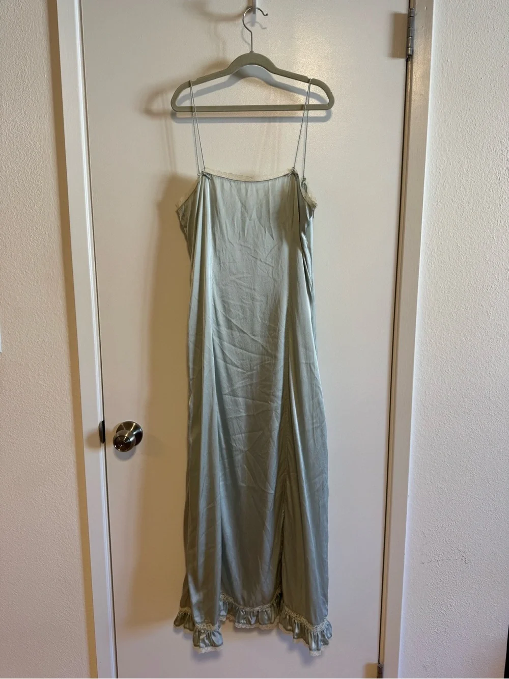 Doen Celano Silk Lace Dress in Light Blue Size Small - Picture 2 of 12